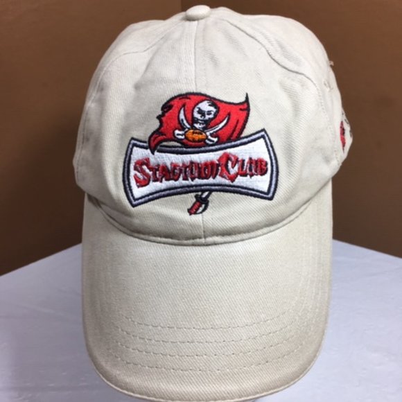 Tampa Bay Buccaneers Stadium Club Adjustable Beige Hat Super Bowl XXXVII Champs - Picture 1 of 7